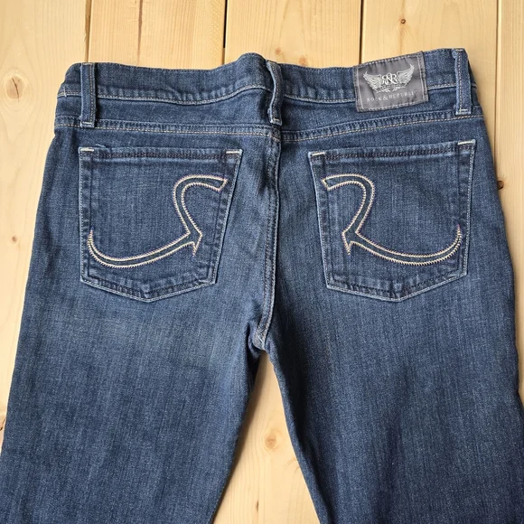 Rock & Republic Stella Straight Leg Blue Denim Jeans Size 30 - Picture 12 of 13